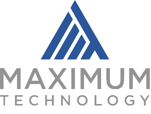 Maximum Technology Logo - Blue
